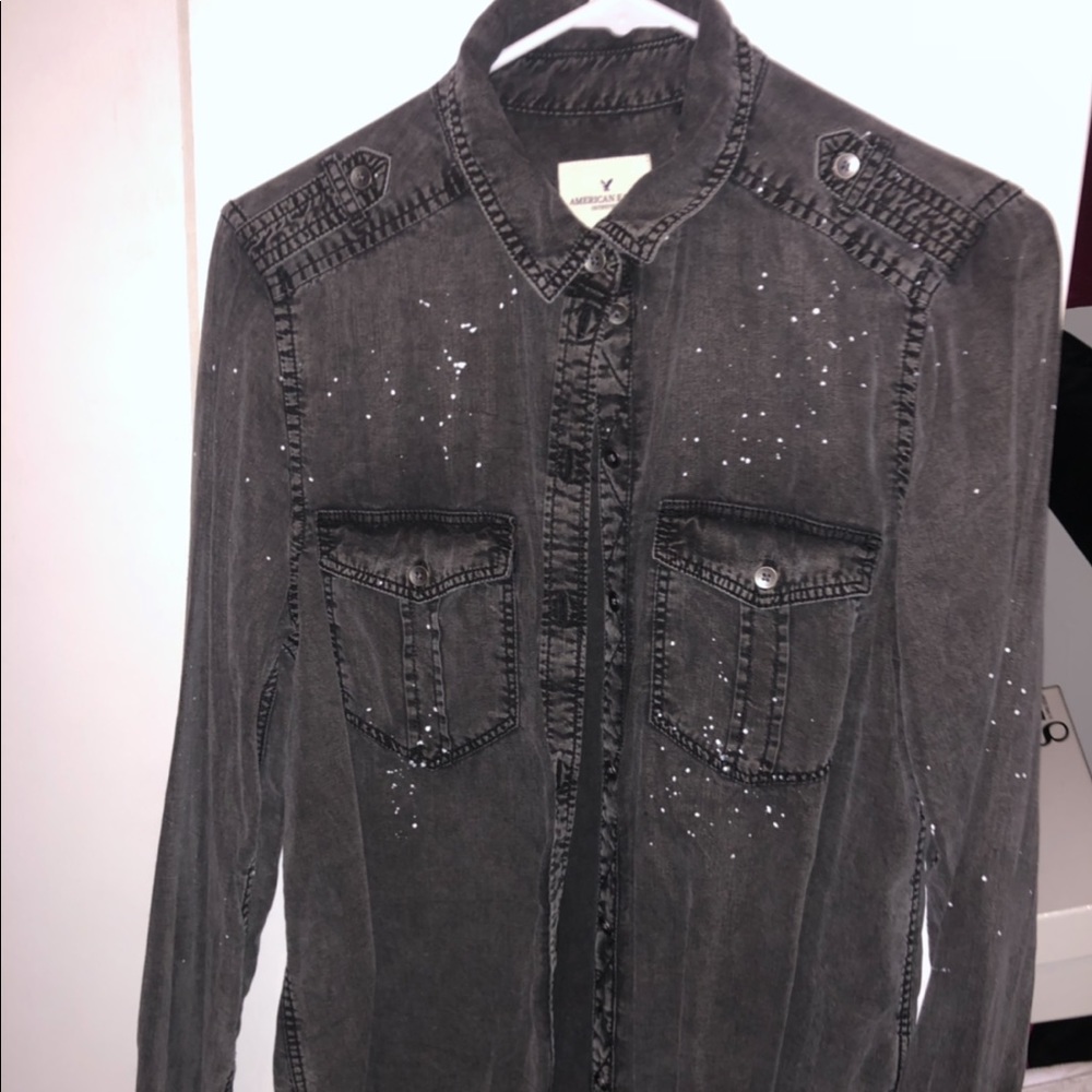 American eagle button down!